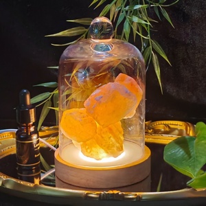 Lámparas de Sal Rosa del Himalaya Orgánica para Difusor de Aromaterapia, Decoración de Interiores, Salas de Meditación - Marca Shengping - Product Image 1