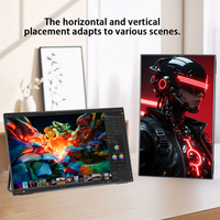 Großer Tragbarer Touchscreen 24,5 Zoll 2,5K 165Hz 16,7M Farben 100% sRGB Erweiterter Bildschirm für Notebook PC