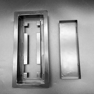 4 "x10" Kim Loại tầng Vent HVAC <span class=keywords><strong>Air</strong></span> Outlet có thể tháo rời Flush núi tầng đăng ký - Product Image 2