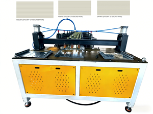 Máquina perfiladora de paneles de puerta de garaje seccional de acero galvanizado ajustable en ancho de 11-28 pulgadas, tipo Flatline Slimline Glacier - Product Image 1
