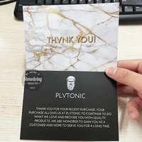 Impresión de Tarjetas de Presentación y Tarjetas de Agradecimiento en Papel de Arte de Alta Calidad Personalizadas con Dorado Metálico y Laminación de Película