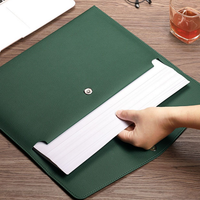 Porte-documents en cuir PU, porte-documents de bureau, porte-documents de voyage A4 étanche