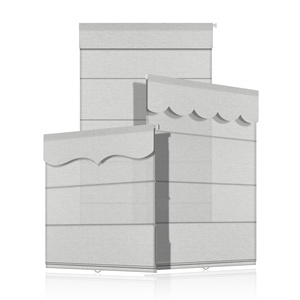 ستائر رومانية بدون حفر أو أدوات، ستائر تعتيم بدون حبال سهلة التركيب للنوافذ - Product Image 1