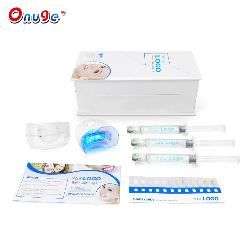Kit de blanqueamiento Dental profesional, peróxido de hidrógeno al 35%, para clínica Dental y salón de belleza