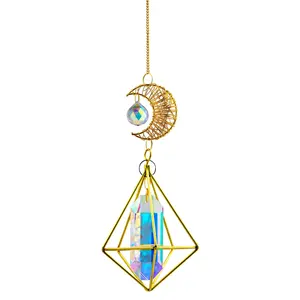 Wholesale high quartz K9 crystal sun catcher crystal sun catchers hanging suncatche for decoration