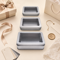 Boîtes cadeaux en métal étamé recyclables pour emballages écologiques d'artisanat avec logo personnalisé, fournisseur d'usine OEM en gros