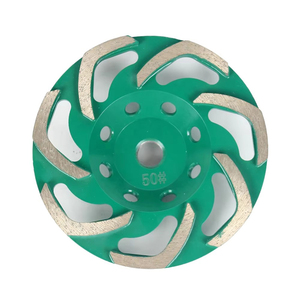 Disques à segments diamantés turbo de 5 pouces (125 mm) pour le polissage <span class=keywords><strong>du</strong></span> béton et des pierres, personnalisables par le fabricant d'équipement d'origine - Product Image 1