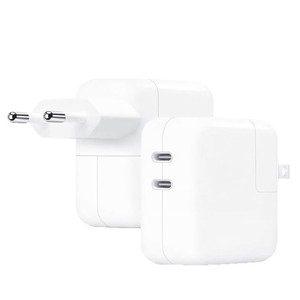 Adaptador de Carga Rápida PD de 35W con Doble Puerto, Compatible con <span class=keywords><strong>iPhone</strong></span> 16, 15, <span class=keywords><strong>14</strong></span> <span class=keywords><strong>Pro</strong></span>, Portátiles Apple <span class=keywords><strong>Mac</strong></span> y Cargadores de iPad. - Product Image 1