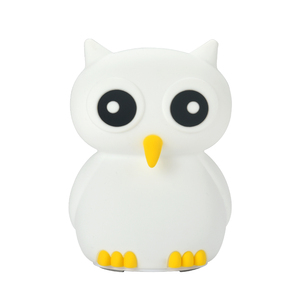 Lampu Isi Ulang Usb Kawaii Lampu Silikon Kecil Bentuk Burung Hantu Lampu Led Hewan Lucu Lampu Tidur Kamar Tidur yang Dipersonalisasi - Product Image 6