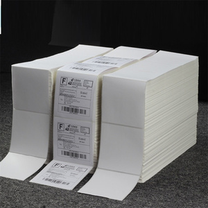 Tem nhãn vận chuyển tự dính khổ tùy chỉnh, giấy cuộn nhiệt, không in sẵn, gấp xếp, 100x150mm, chống thấm nước - Product Image 5