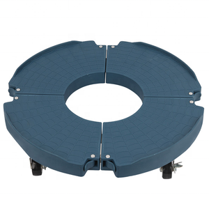 Maceta Flexible de 38-50cm de diámetro para flores, bandeja de plástico para macetas, carro para plantas, carrito con ruedas - Product Image 3