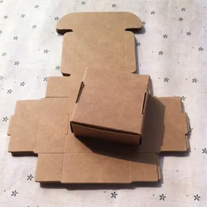 5.5X5.5x2.5CM Kraft Cadeau Emballage <span class=keywords><strong>Carton</strong></span> Papier À La Main Savon Kraft Artisanat <span class=keywords><strong>Carton</strong></span> Bijoux Accessoires Boîte De <span class=keywords><strong>Rangement</strong></span> 100 pc/<span class=keywords><strong>lot</strong></span> - Product Image 2