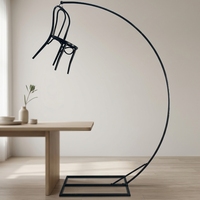 Support de lustre en cristal semi-circulaire en métal et fer, détachable, professionnel, moderne, traditionnel, élégant, pour table de mariage extérieure
