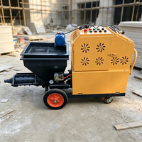 Machine de pulvérisation de mortier de béton 7,5 kW à alimentation directe d'usine, portée horizontale de 100 m pour travaux de revêtement de ponts