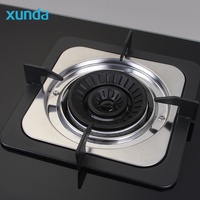Cuisinière à gaz double brûleur Xunda de qualité supérieure, vente directe usine, avec plateau en verre, pour usage domestique, extérieur et hôtelier
