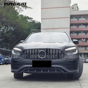 Nuovo Spoiler Anteriore in Fibra di Carbonio Aggiornato per <span class=keywords><strong>Mercedes</strong></span> Benz H247 <span class=keywords><strong>GLA</strong></span> GLA250 GLA35 AMG SUV <span class=keywords><strong>2020</strong></span> - - Product Image 3