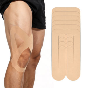 Bande de soutien élastique prédécoupée et respirante pour le genou, idéale pour le soutien du tendon rotulien lors de l'entraînement sportif - Product Image 1