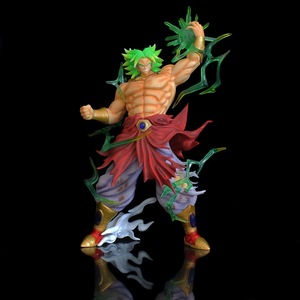 Figura de Acción de Anime de 42 cm, Broly Super Saiyan GK, Dos Cabezas con Luz, Modelo de PVC, Juguete para Regalo - Product Image 2