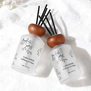 Chai khuếch tán tinh dầu 200ml 300ml, bề mặt mờ nhám, nắp gỗ, dùng cho ô tô, nhà cửa, trong nhà - Product Image 3