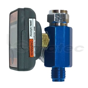 Manomètre numérique LEMATEC 1/4 pouce 0-160 Psi avec écran LCD, régulateur d'air pour outils de peinture au pistolet - Product Image 2