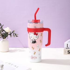 <span class=keywords><strong>Le</strong></span> Chen Cadeaux de Noël Tasse Isotherme à Poignée en Acier Inoxydable 304 de 40oz, Motifs Mignons Melody Kuromi Cinnamoroll, Isolation Sous Vide 6-12 - Product Image 2