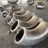 Codo de Tubería Metálica de 4 Pulgadas, 90 Grados, Acero Inoxidable, Accesorio de Soldadura a Tope para Sistemas de Tuberías Industriales de Alta Presión