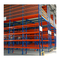 Plancher de mezzanine multi-niveaux durable anti-corrosion pour entrepôt, poutre en H, couches personnalisables, capacité de charge 500 kg/m², acier poudré