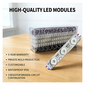 Modules <span class=keywords><strong>LED</strong></span> étanches de haute qualité DC12V 1.5W CE ROHS IP68 pour enseignes lumineuses et lettres en relief, boîtes lumineuses IP68 <span class=keywords><strong>12V</strong></span> - Product Image 1