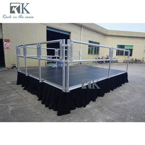 <b>Aluminum</b> Stage with Skirts Quick Install Platform Stage for Events - Product Image 1