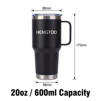 Nueva Botella de Agua de Acero Inoxidable con Aislamiento al Vacío de Doble Pared, Color Degradado Estético, a Prueba de Fugas, 30 oz, 6-12 Horas