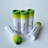 Emballage de baume à lèvres et de rouge à lèvres en tube de carton personnalisable, écologique, biodégradable, recyclable, de haute qualité, fait à la main, avec estampage