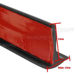 4/2 Piezas Protector Universal de Goma para Rueda de Coche, Anti-colisión, Guardabarros, Molduras de Protección para el Arco de la Rueda 150x3.5CM - Product Image 5