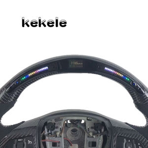 Volant en fibre de carbone LED pour <span class=keywords><strong>Chevrolet</strong></span> Corvette Malibu Fit RS <span class=keywords><strong>SS</strong></span> 1LE LT1 ZL1 Style course Premium Support Personnalisation - Product Image 2