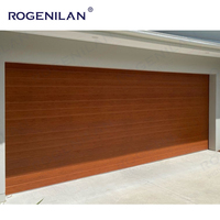 Rogenilan Portes de garage électriques à enroulement rapide en aluminium personnalisées Volets roulants extérieurs à glissement rapide pour la maison