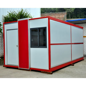 Maison préfabriquée de luxe en panneaux sandwich pliables de 20 pieds et 40 pieds, emballage plat, pour utilisation en hôtel en plein air, prix bas en Malaisie - Product Image 4