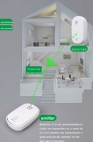 Nuevo Kit de timbre impermeable de 300m de alcance, timbre inalámbrico para fábrica de tiendas de Hospital