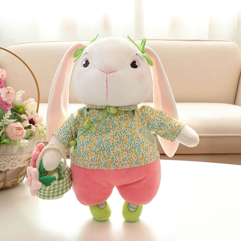 village girl with basket