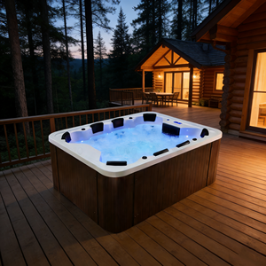 Jacuzzi Exterior para 6-8 Personas, Bañera de Hidromasaje Grande para Exteriores, Oferta Especial - Product Image 1