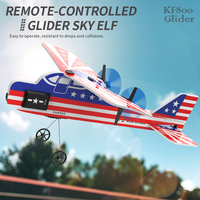 Mini avion de simulation anti-crash 2.4g 50m planeur de chasse à distance avec lumière froide opération facile avion de jeu pour enfants