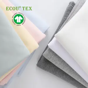 Ecou Tex कार्बनिक सूती कपड़े फैक्टरी शामिल बुनाई और बुना रंगाई और मुद्रण द्वारा प्रमाणित GOTS OCS GRS आदि