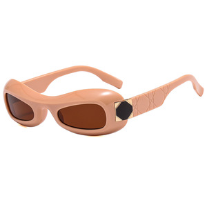 2024 Retro <b>Sunglasses</b> for Women <b>Wrap</b> Around Sun Glasses Outdoor Windproof Thick Frame Trendy <b>Sunglasses</b> - Product Image 3