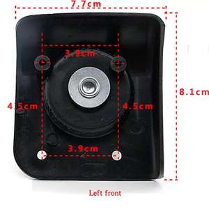 Valises souples Roues de bagage Bagage à roulettes 360 Spinner Roues de remplacement Roues de bagage Réparation de valise - Product Image 5