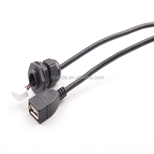 Tùy chỉnh không thấm nước <span class=keywords><strong>USB</strong></span> <span class=keywords><strong>2.0</strong></span> nối khai thác với AM nối ph2.0 Molex thiết bị đầu cuối sạc cáp Android bện che chắn - Product Image 6