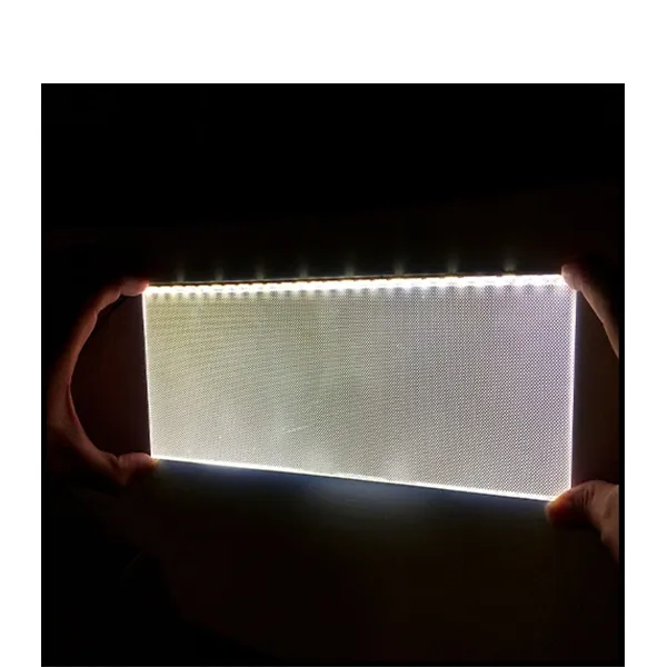 Placa guia de luz para tela LCD de laptop tamanho pequeno Laser Dot LGP PMMA
