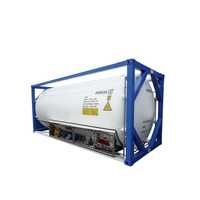 20 pieds ASME Standard UN T75 cryogénique 20ft azote hélium oxygène ISO réservoir conteneur pour CO2