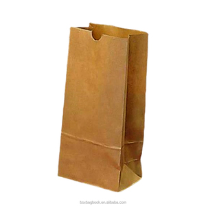 Sac en papier kraft rouge rose orange noir avec poignée alimentaire fruits bonbons chocolat biscuit biscuit fenêtre transparente sac de pochette en papier kraft - Product Image 6