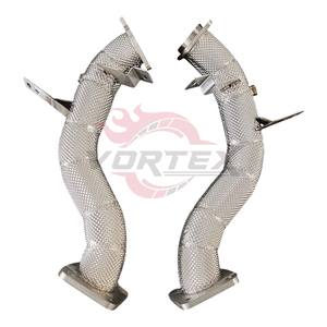 Collecteur d'échappement haute performance en acier inoxydable poli miroir Vortex pour Chevrolet Corvette C8 ZR1 5.5T V8 bi-turbo - Product Image 5