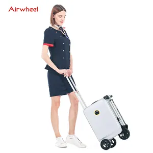 原始设备制造商Airwheel SE3S 20英寸智能滑板车行李箱携带旅行手推车行李箱骑在行李箱上