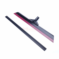 Master 18 "22" 26 "30" Straight Magic Squeegee Trowel Smoother avec manche fileté Épandeur de sol et de mur en résine époxy Truelle