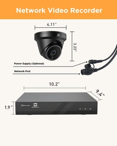 <span class=keywords><strong>Système</strong></span> de caméra domestique GWSECU 8CH PoE 4K 8MP intérieur/extérieur avec vision nocturne, capteur CMOS grand angle, prise en charge du NVR, visualisation à distance via l'application P2P - Product Image 5